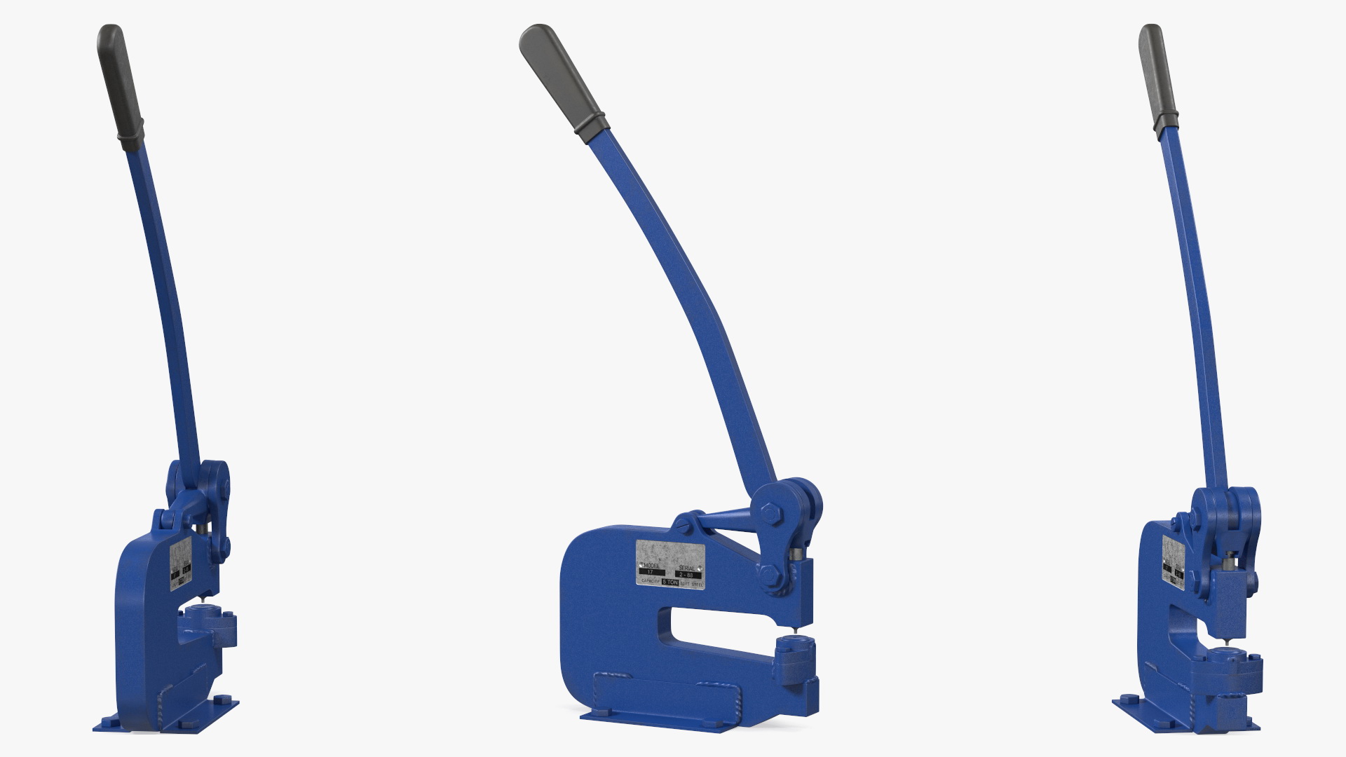 Manual Operated Bench Hole Punch 3D