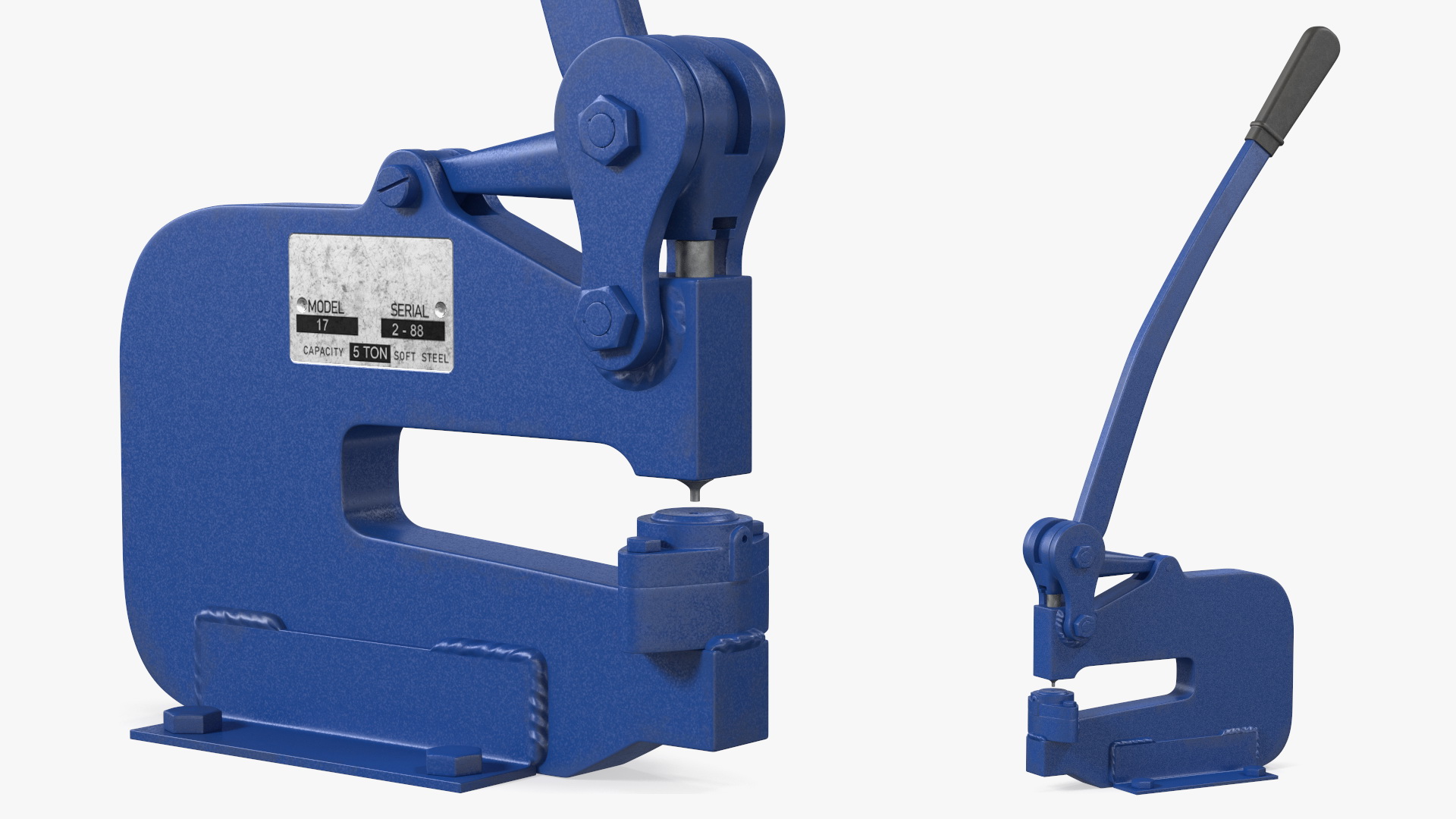 Manual Operated Bench Hole Punch 3D