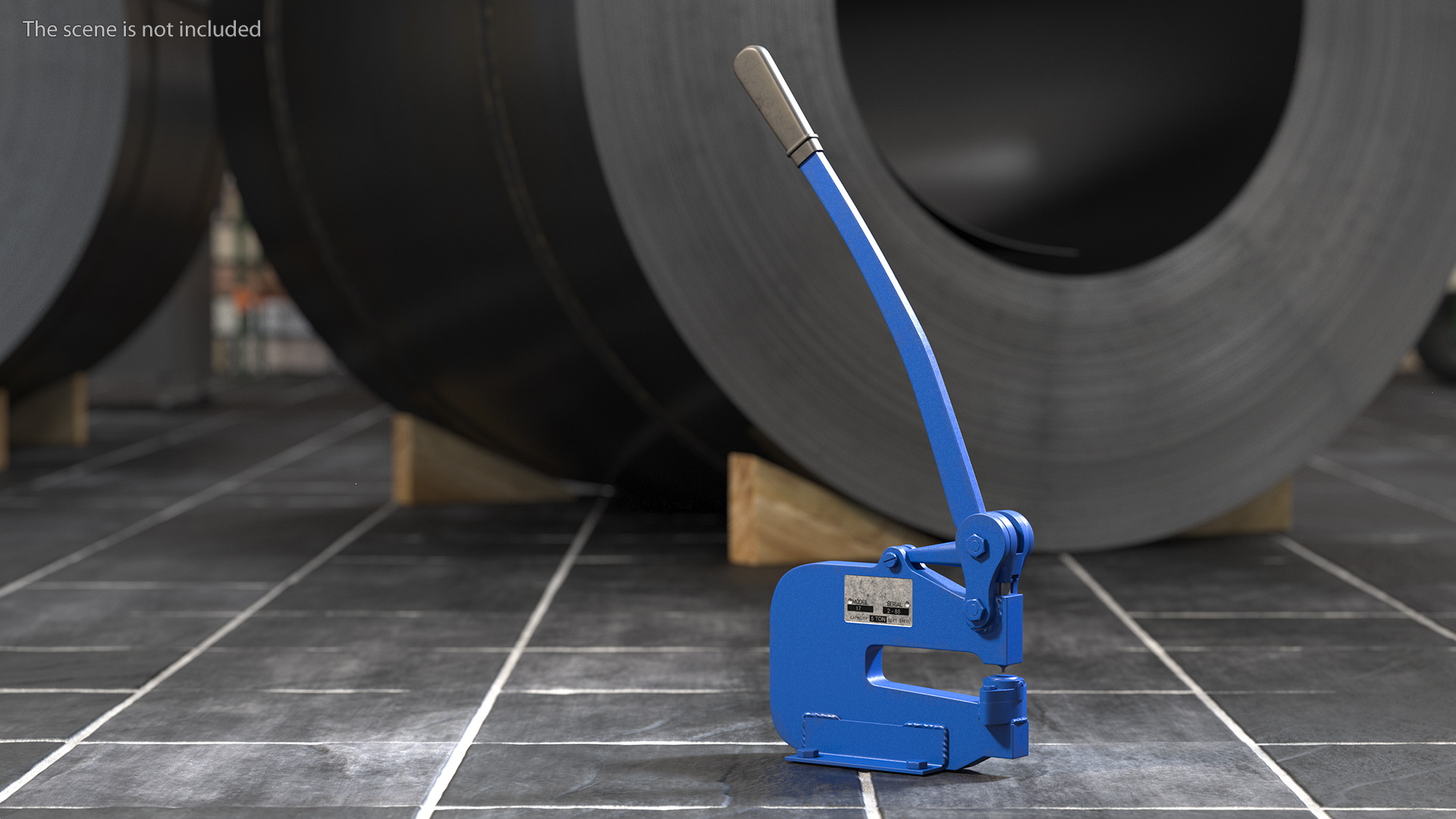 Manual Operated Bench Hole Punch 3D