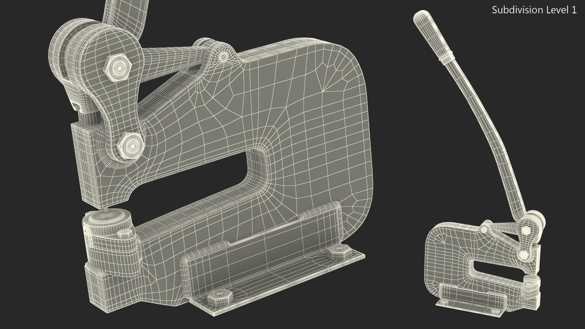 Manual Operated Bench Hole Punch 3D