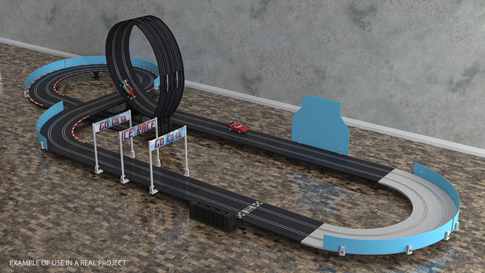 Rasing Toy Car Generic 3D