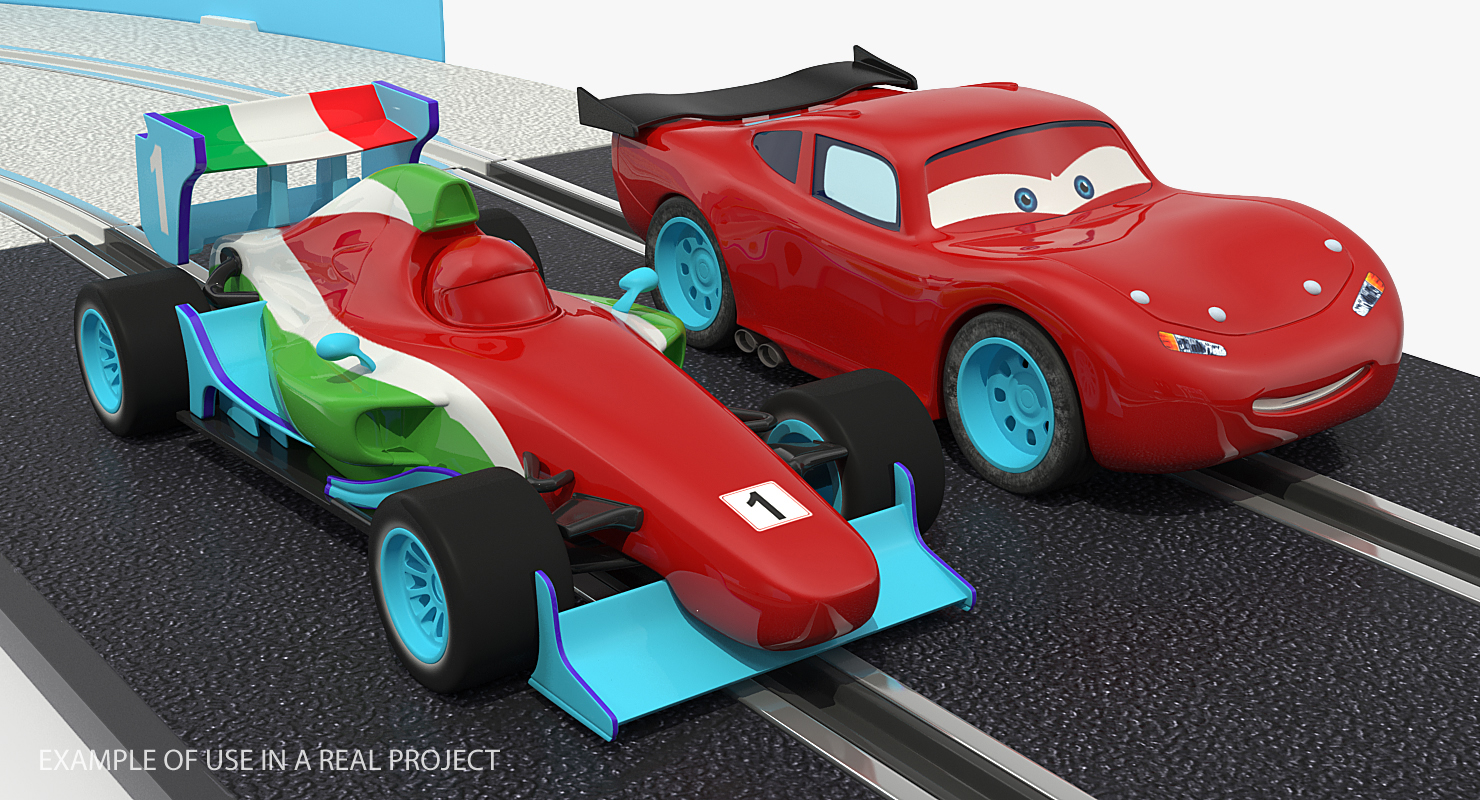 Rasing Toy Car Generic 3D
