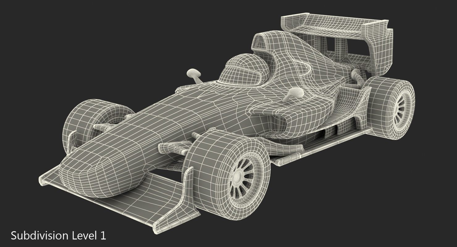 Rasing Toy Car Generic 3D