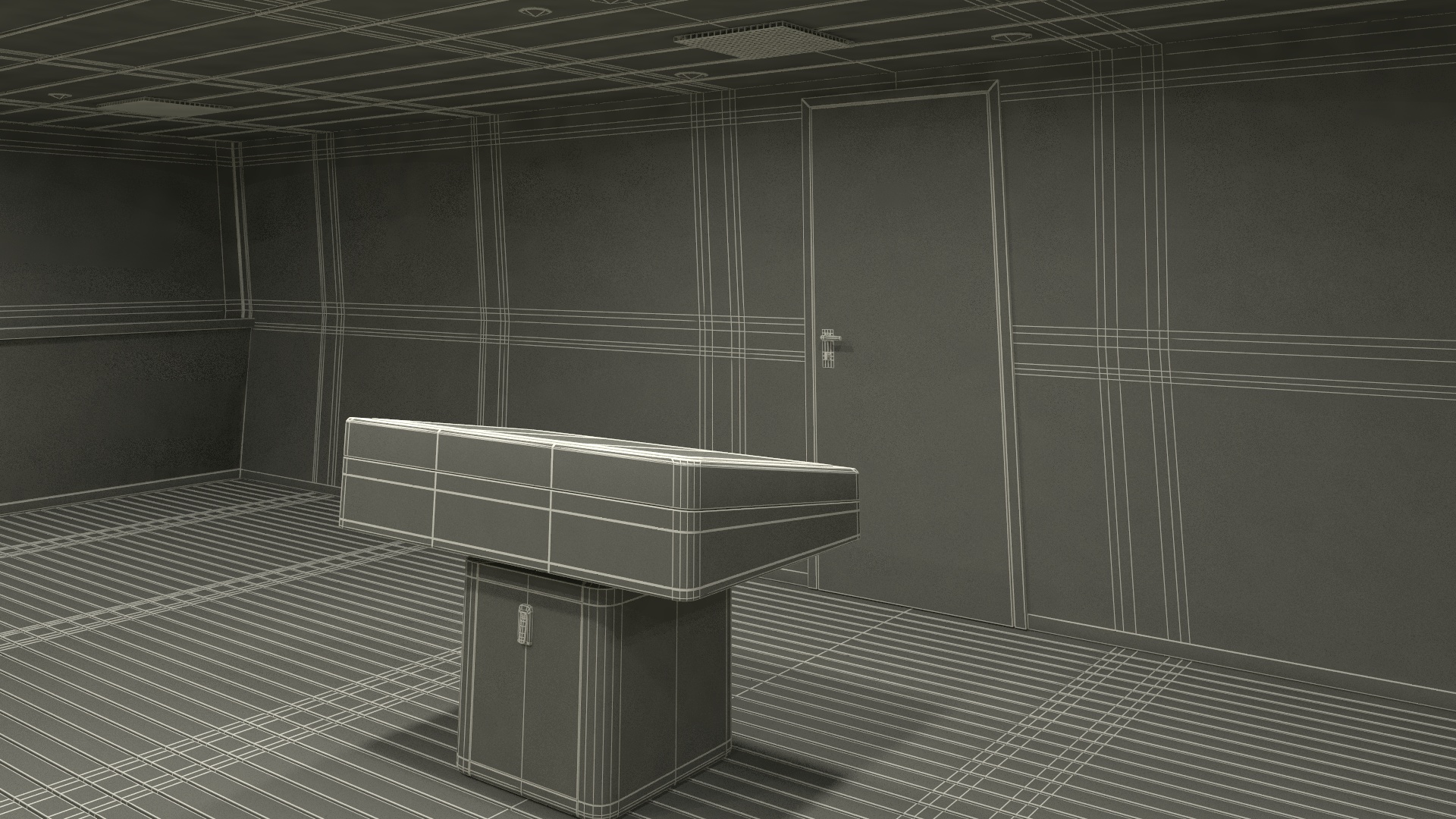 Ship Bridge Control Room 3D model