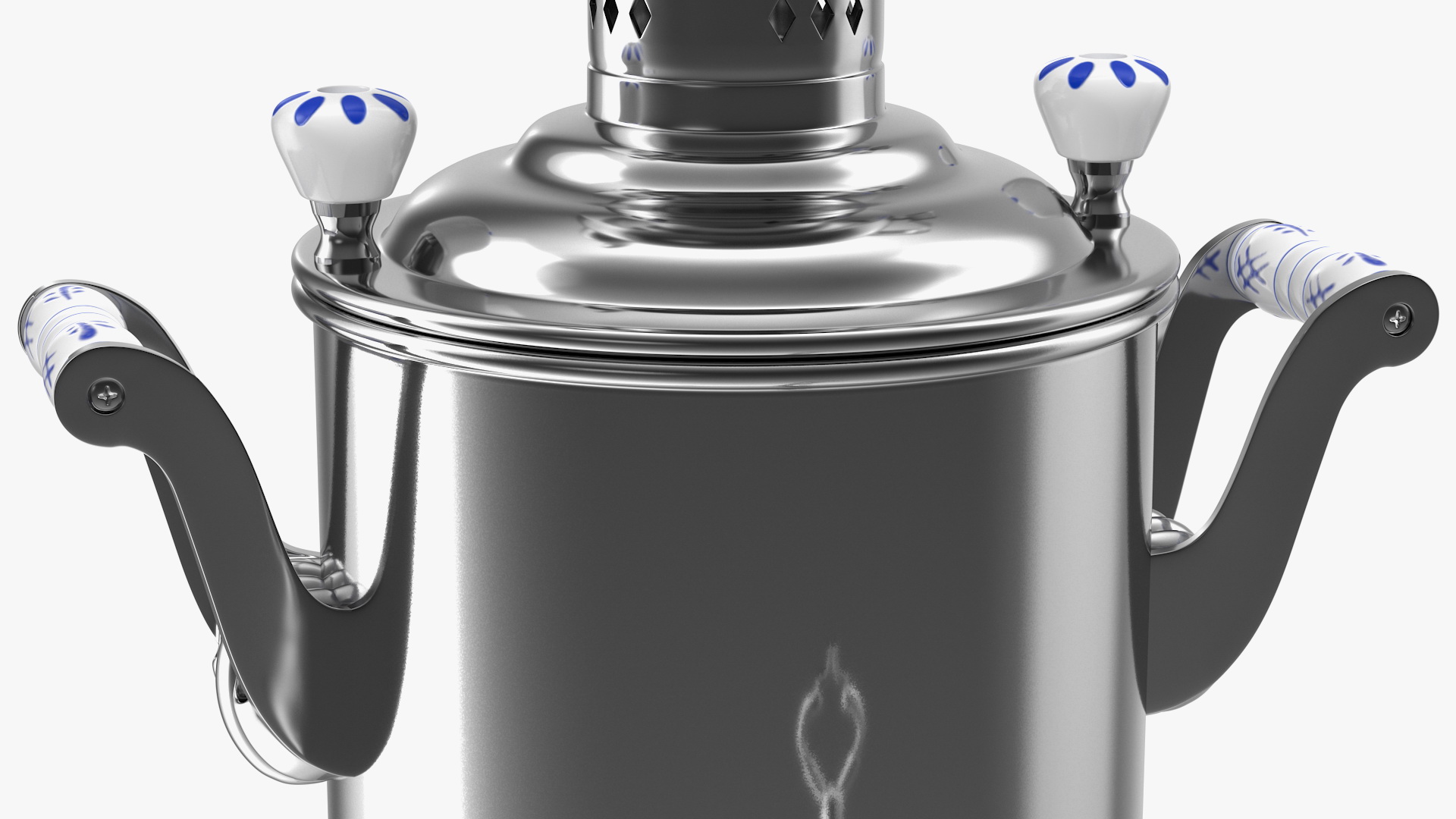 3D Modern Russian Samovar Set