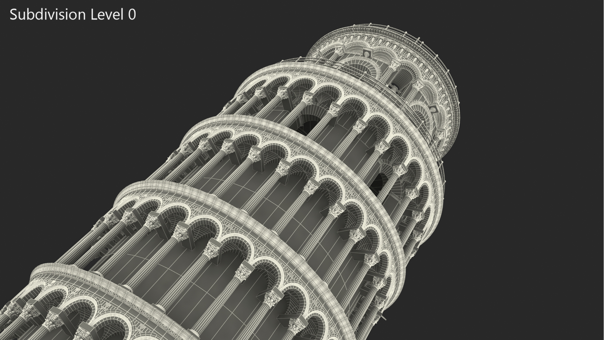 3D Leaning Tower of Pisa