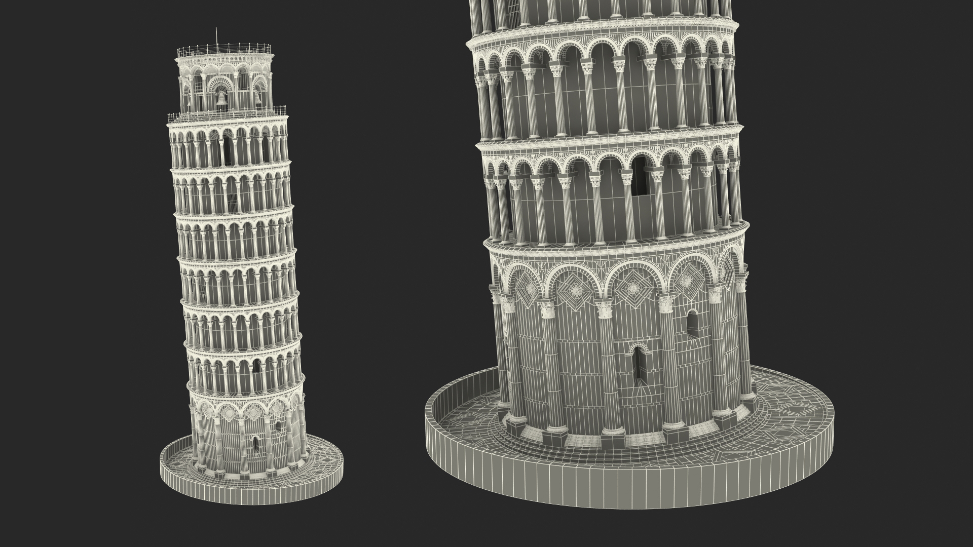 3D Leaning Tower of Pisa