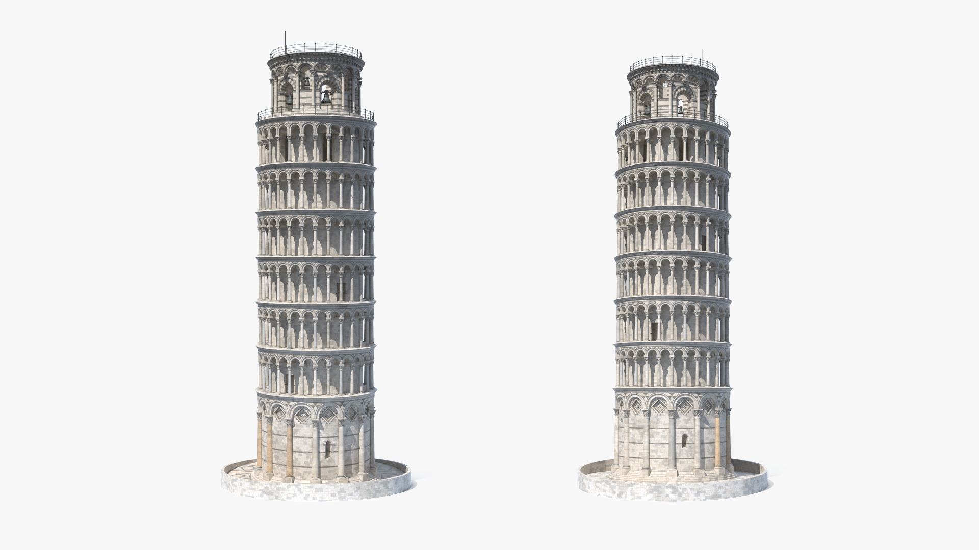 3D Leaning Tower of Pisa