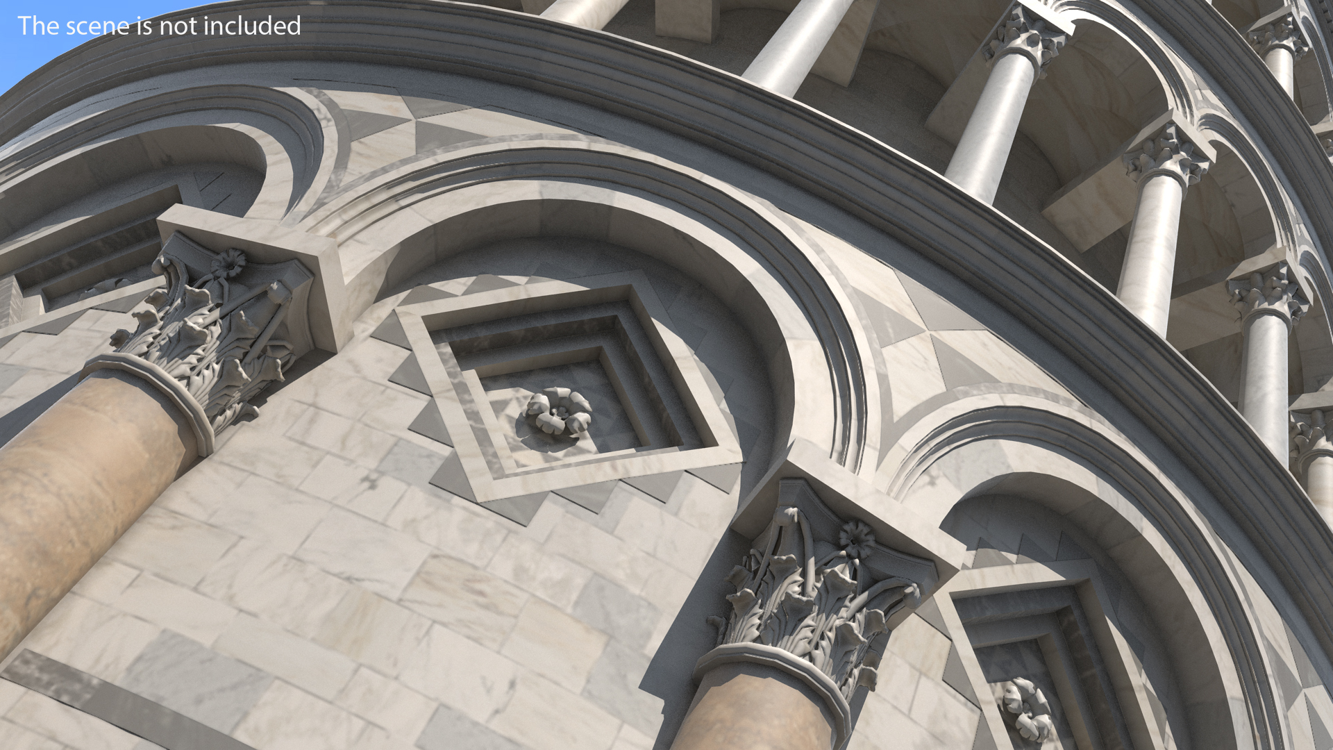 3D Leaning Tower of Pisa