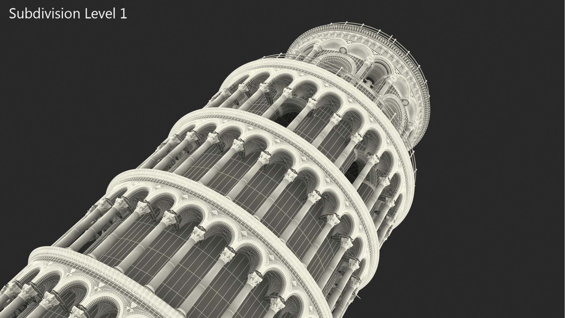3D Leaning Tower of Pisa