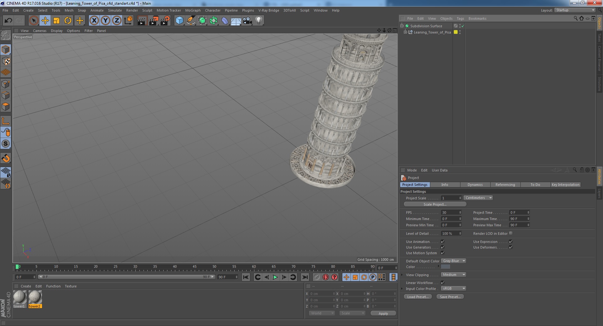 3D Leaning Tower of Pisa