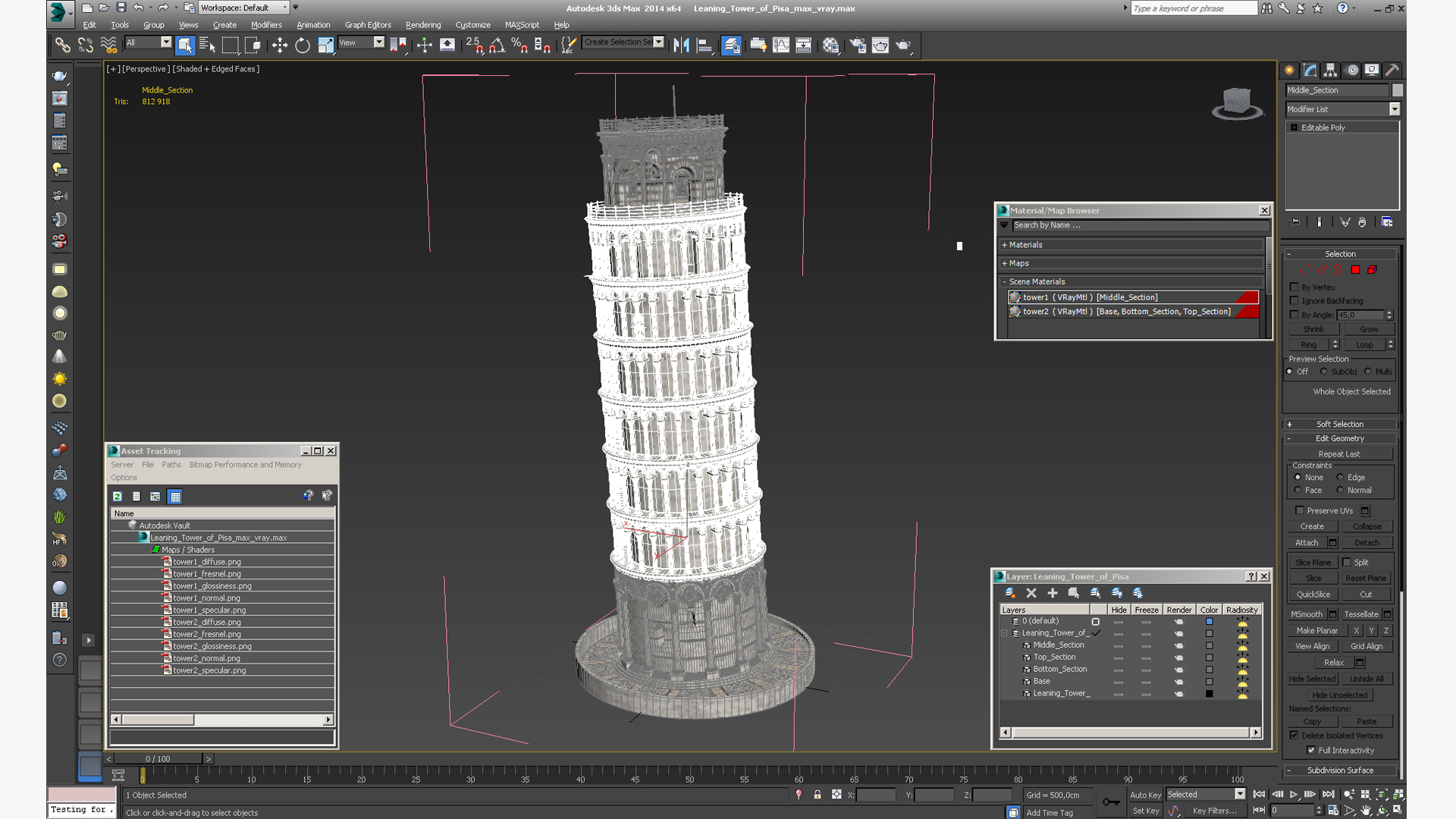 3D Leaning Tower of Pisa