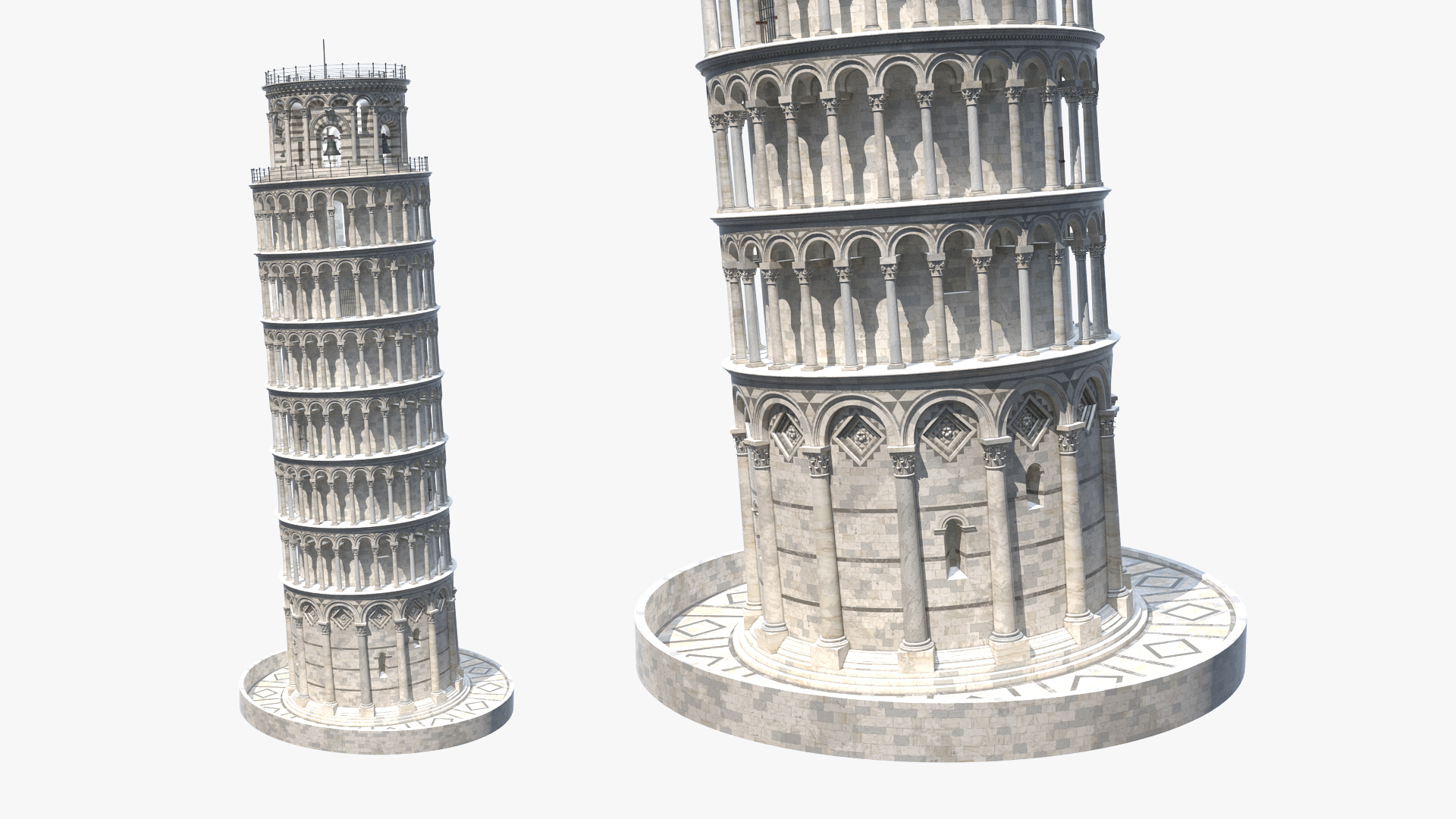 3D Leaning Tower of Pisa
