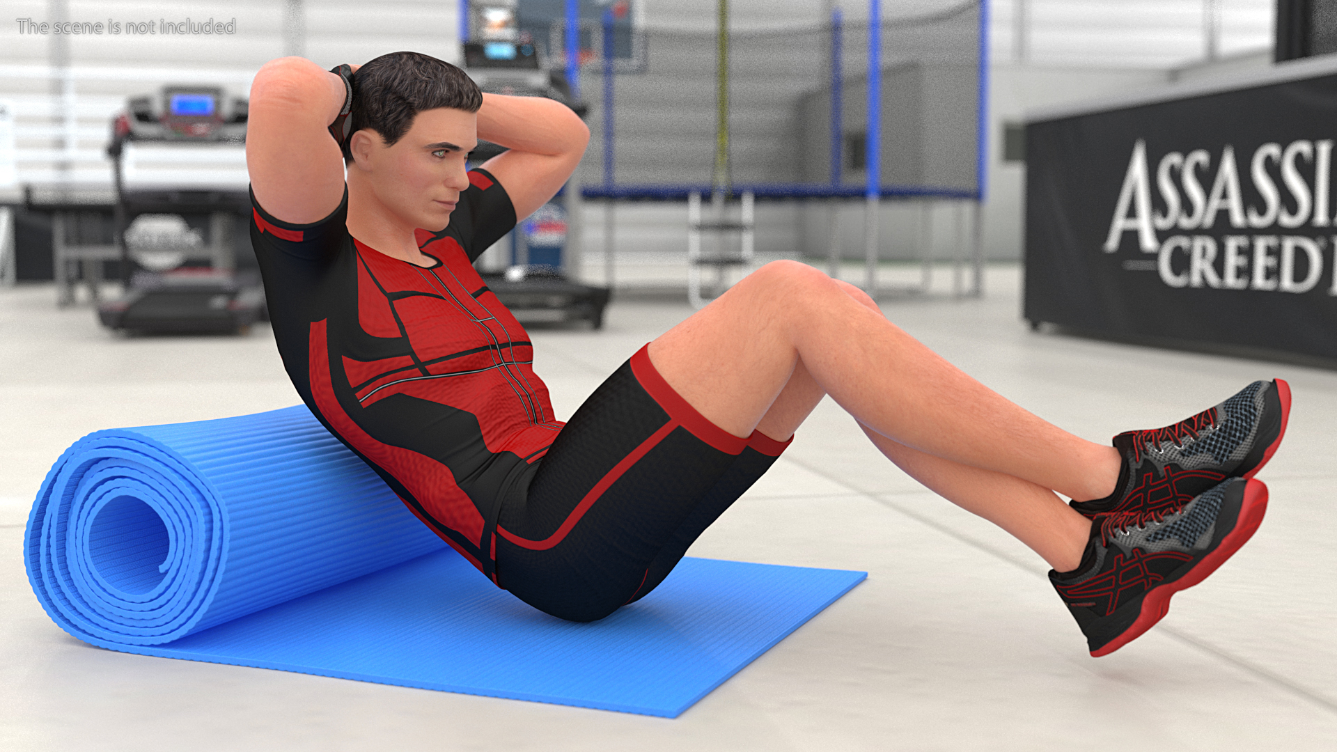Fitness Trainer Rigged 3D
