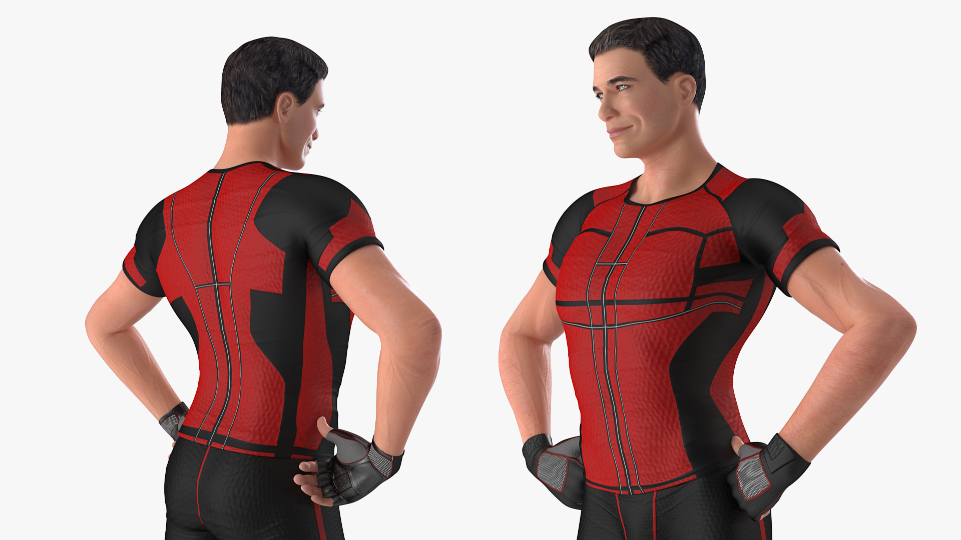 Fitness Trainer Rigged 3D