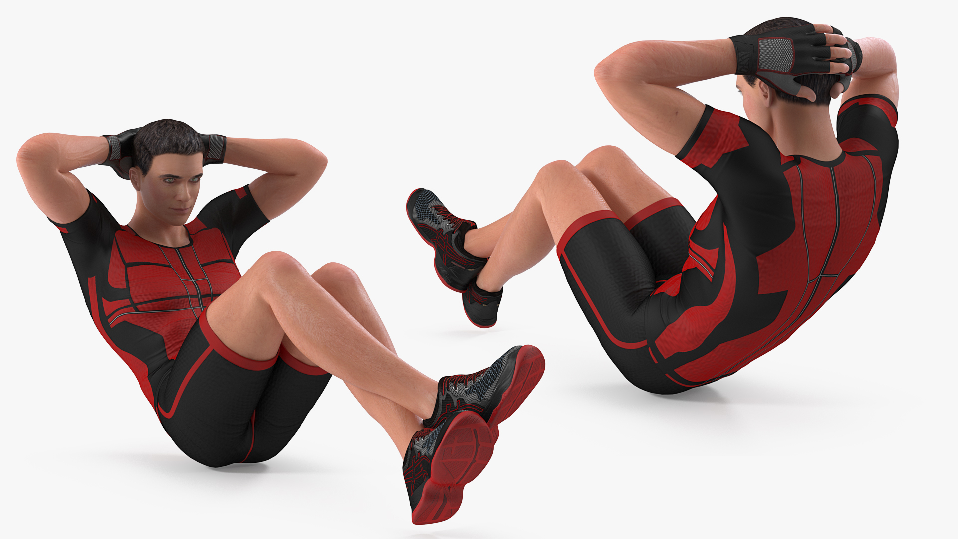 Fitness Trainer Rigged 3D