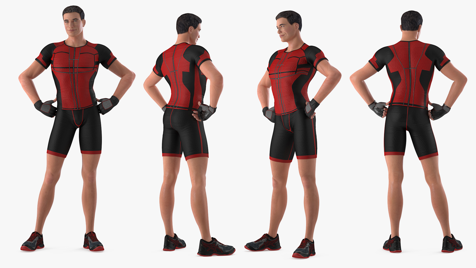 Fitness Trainer Rigged 3D