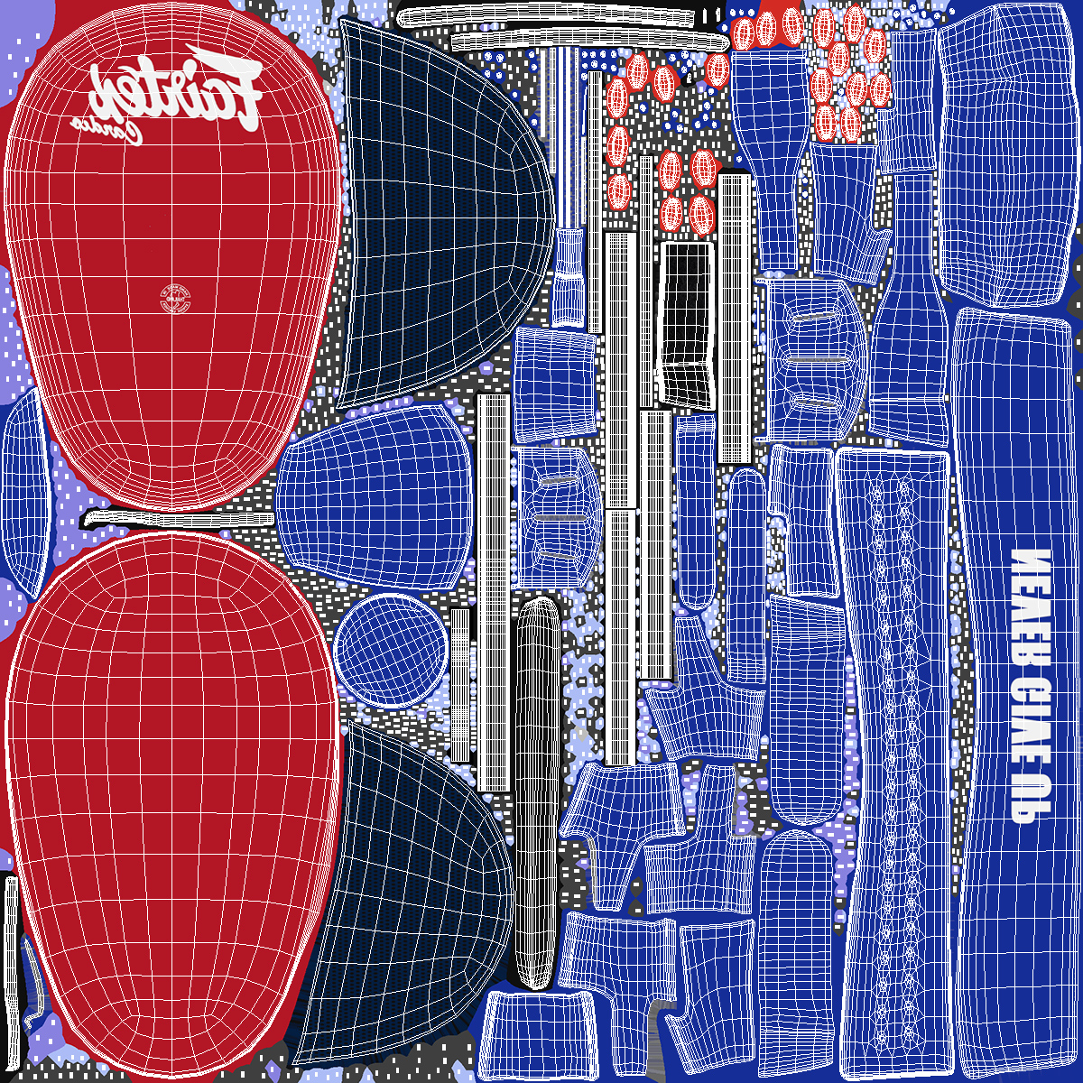 3D model Fairtex FMV13 Maximised Focus Mitts