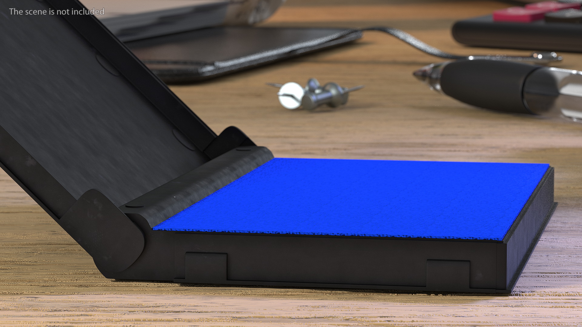 3D Stamp Ink Pad Blue model