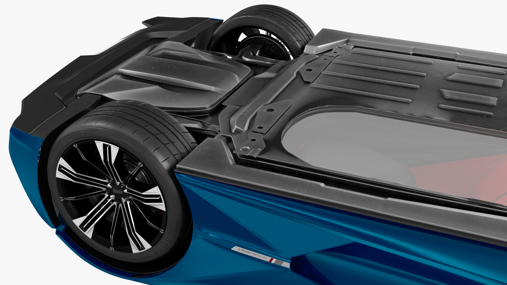 DS X E-TENSE Concept Car 3D model