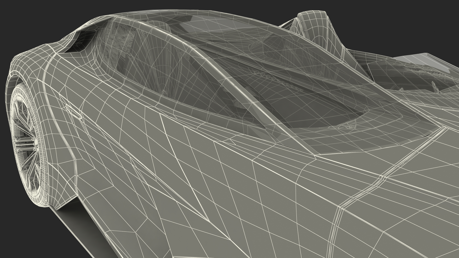 DS X E-TENSE Concept Car 3D model