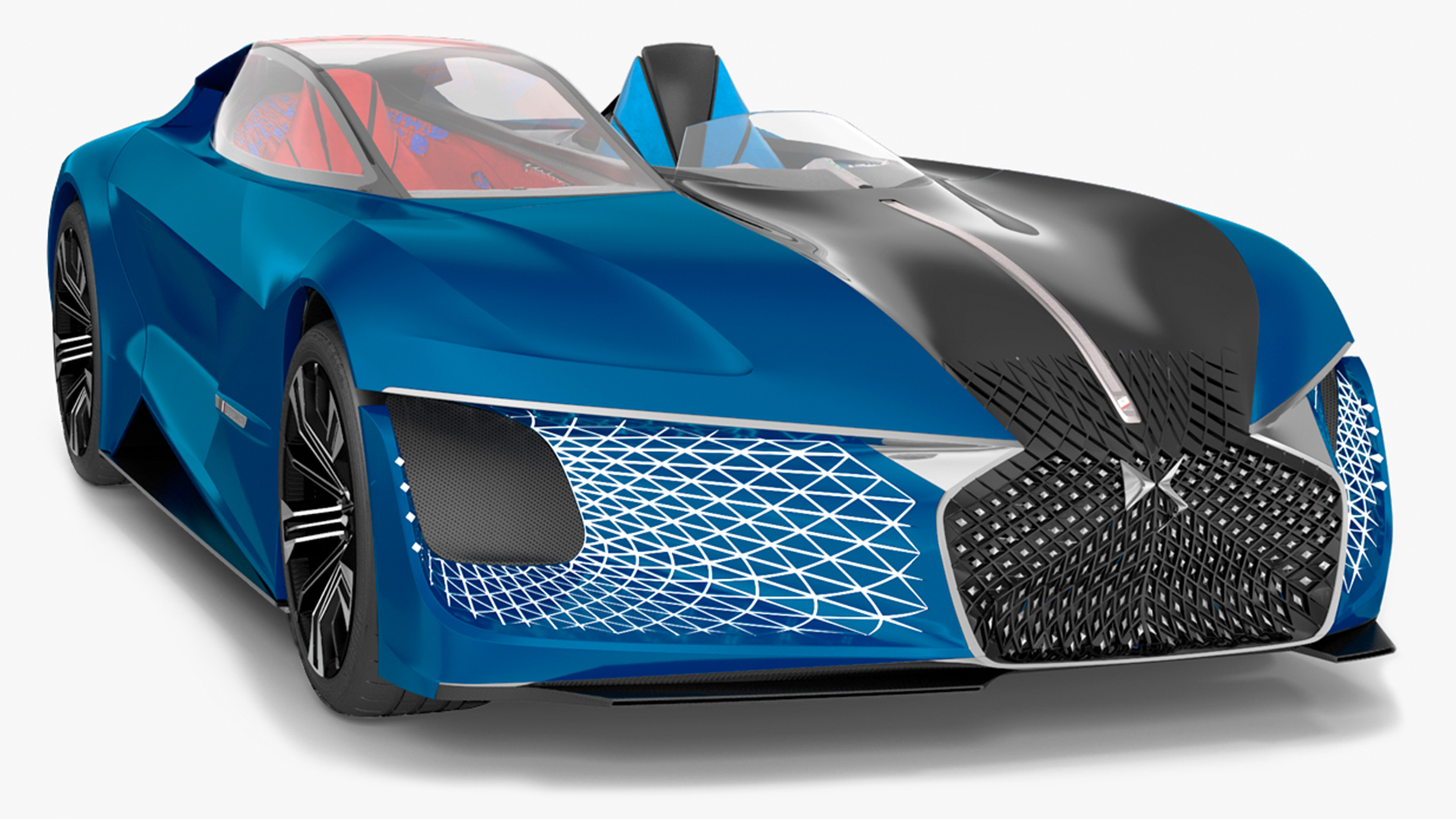 DS X E-TENSE Concept Car 3D model