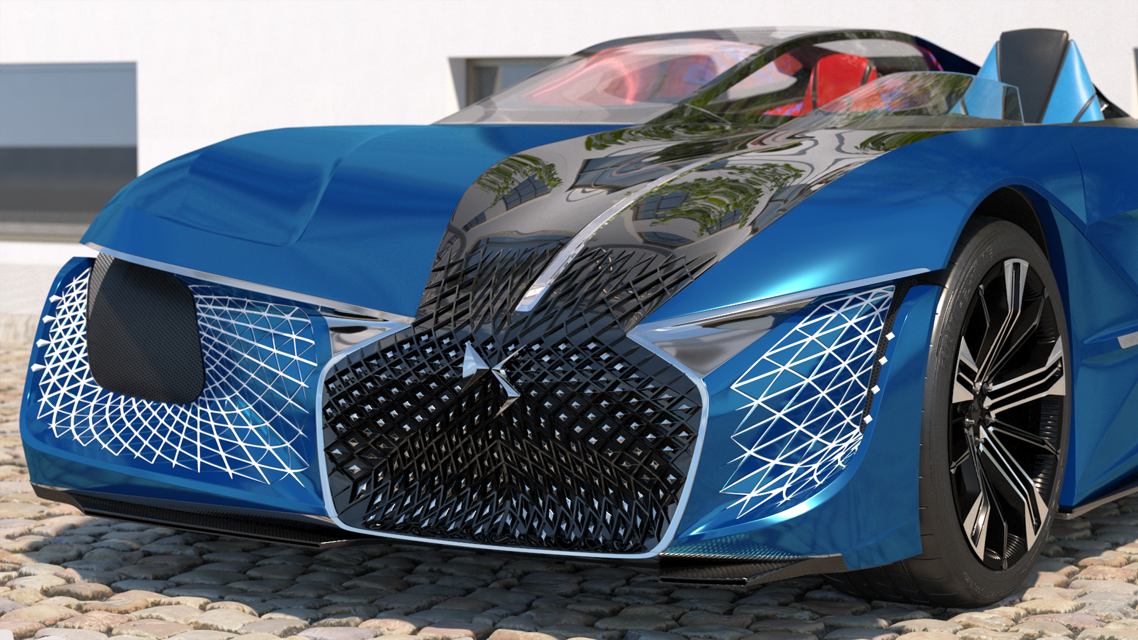 DS X E-TENSE Concept Car 3D model