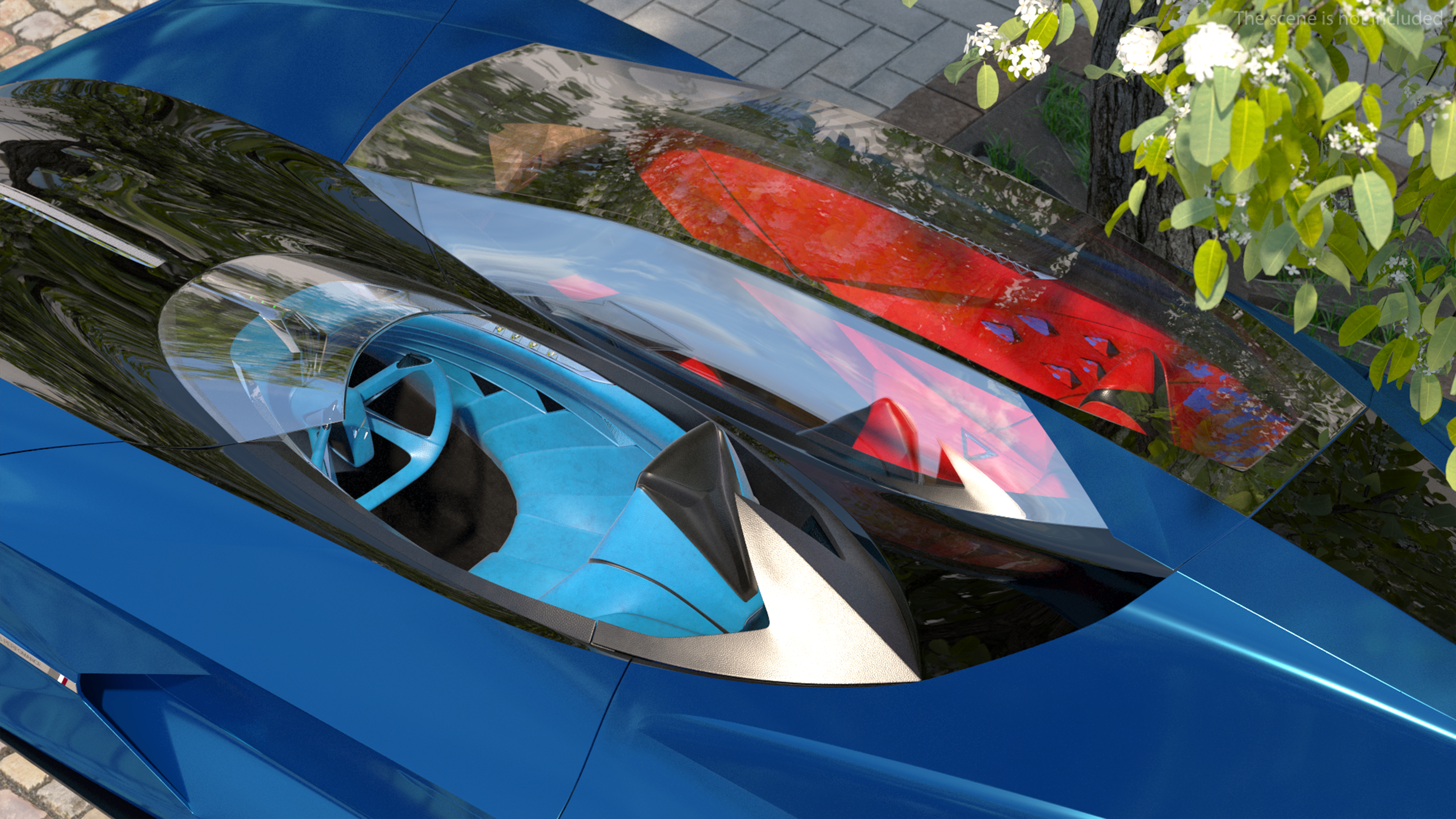 DS X E-TENSE Concept Car 3D model
