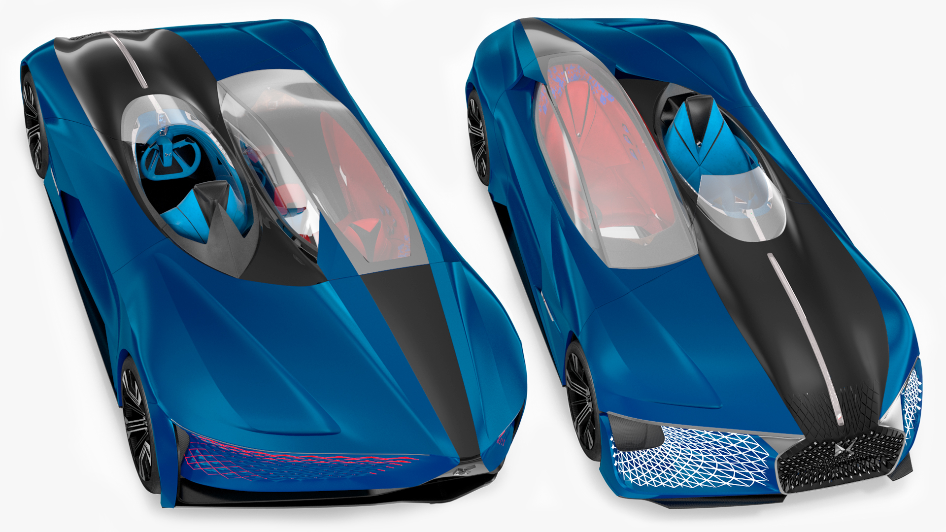 DS X E-TENSE Concept Car 3D model