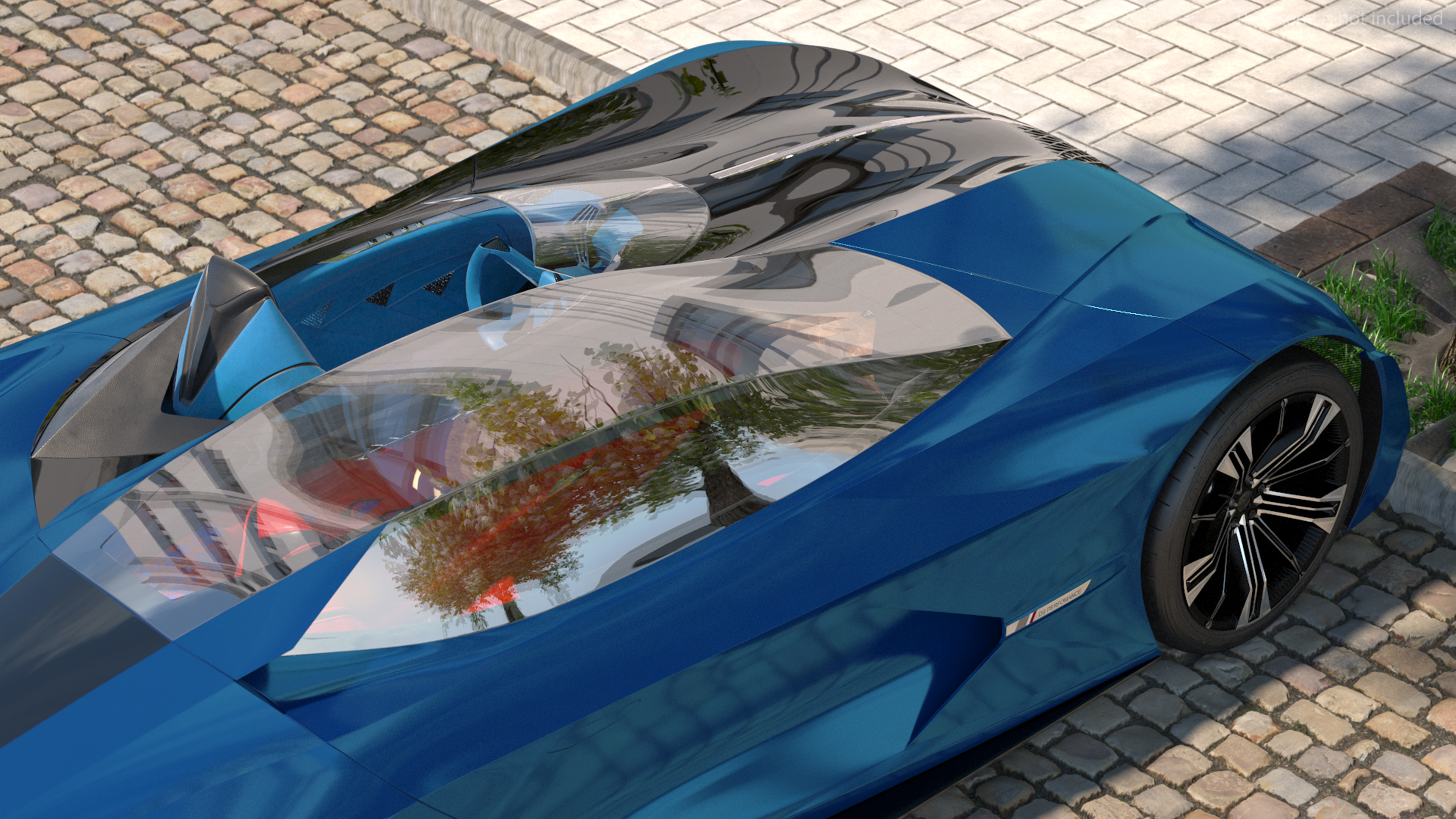 DS X E-TENSE Concept Car 3D model
