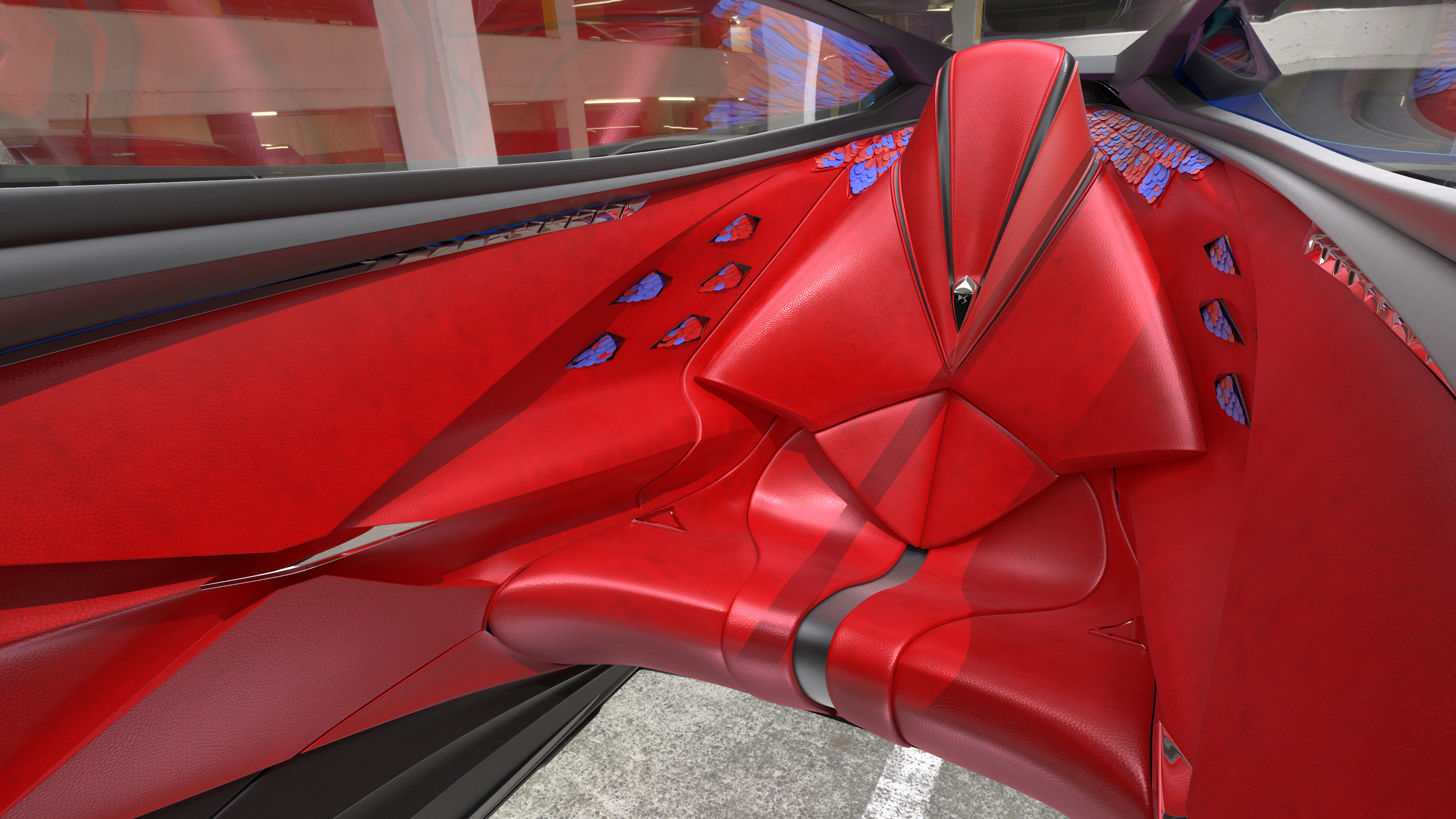 DS X E-TENSE Concept Car 3D model