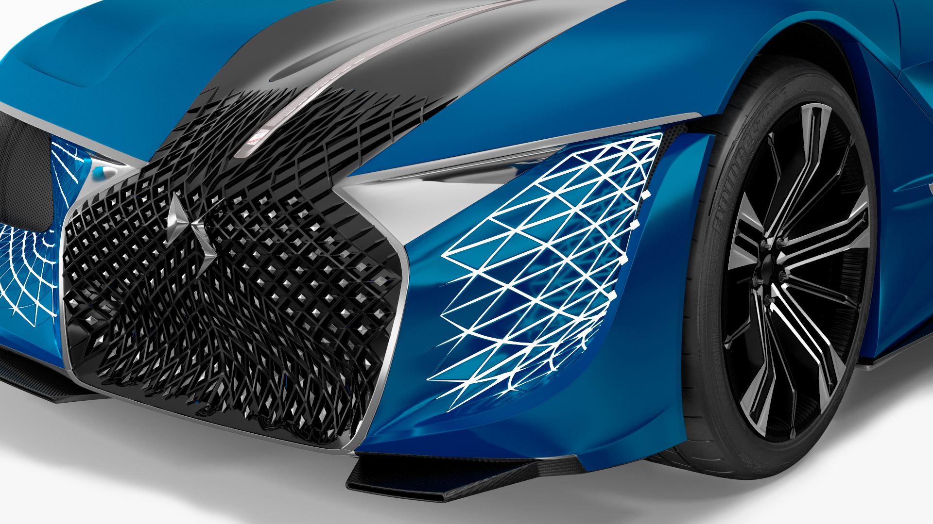 DS X E-TENSE Concept Car 3D model