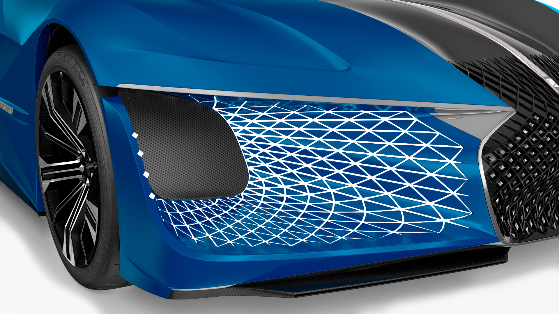 DS X E-TENSE Concept Car 3D model