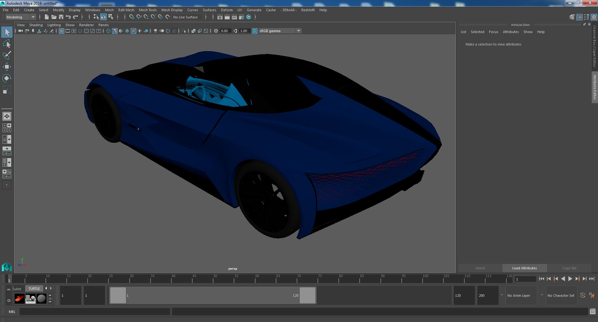 DS X E-TENSE Concept Car 3D model