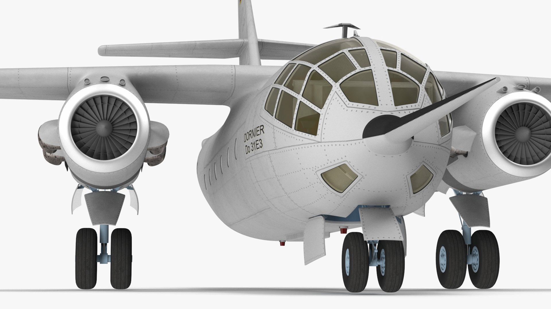 3D Hover Jet Dornier Do 31 model