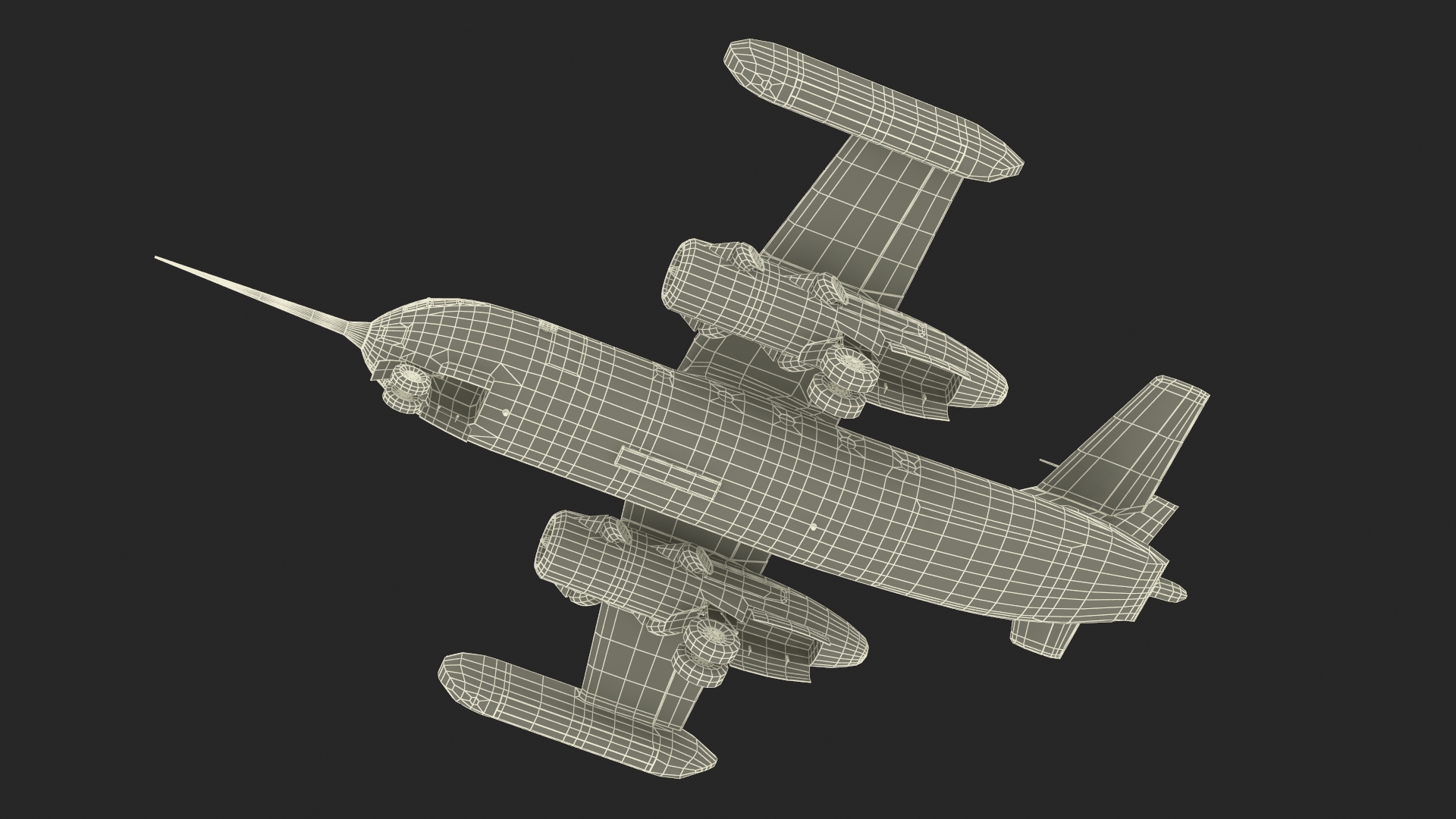 3D Hover Jet Dornier Do 31 model