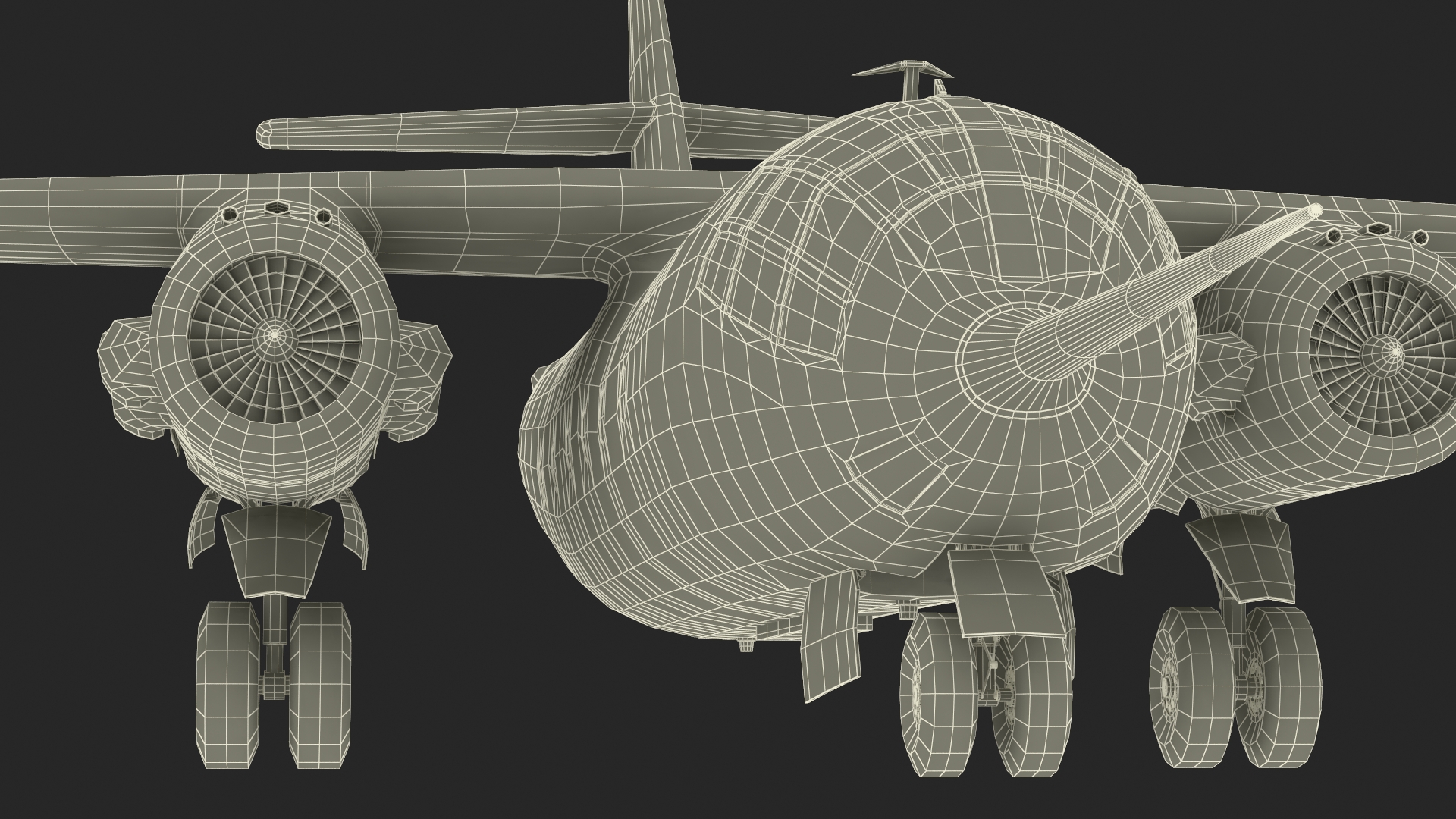 3D Hover Jet Dornier Do 31 model