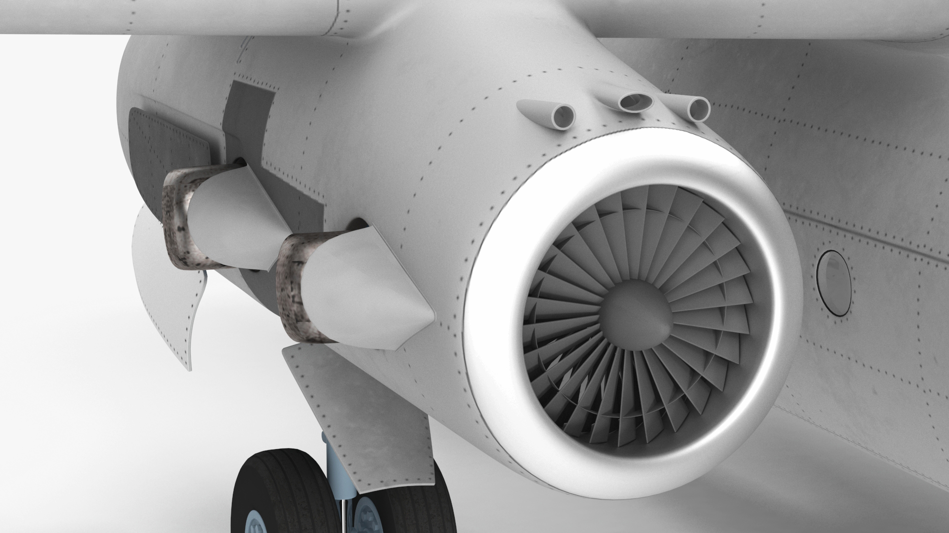 3D Hover Jet Dornier Do 31 model