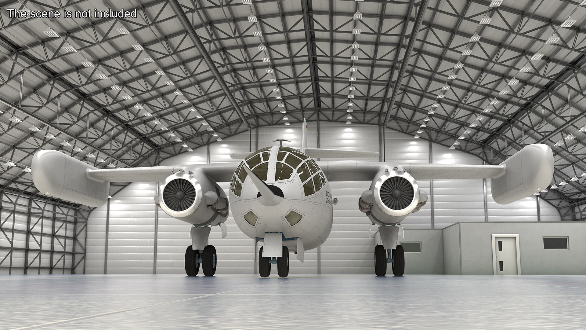 3D Hover Jet Dornier Do 31 model