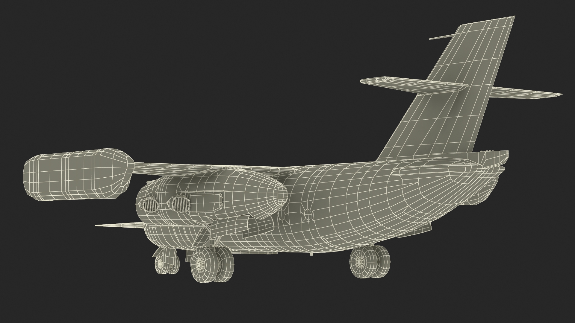 3D Hover Jet Dornier Do 31 model