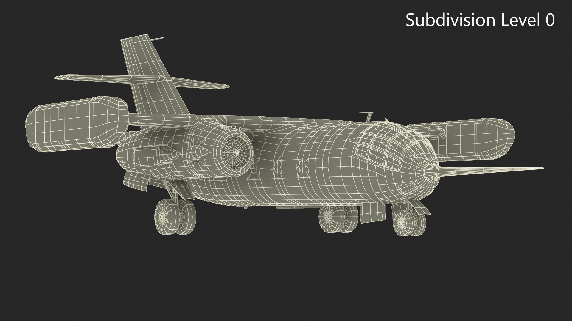 3D Hover Jet Dornier Do 31 model