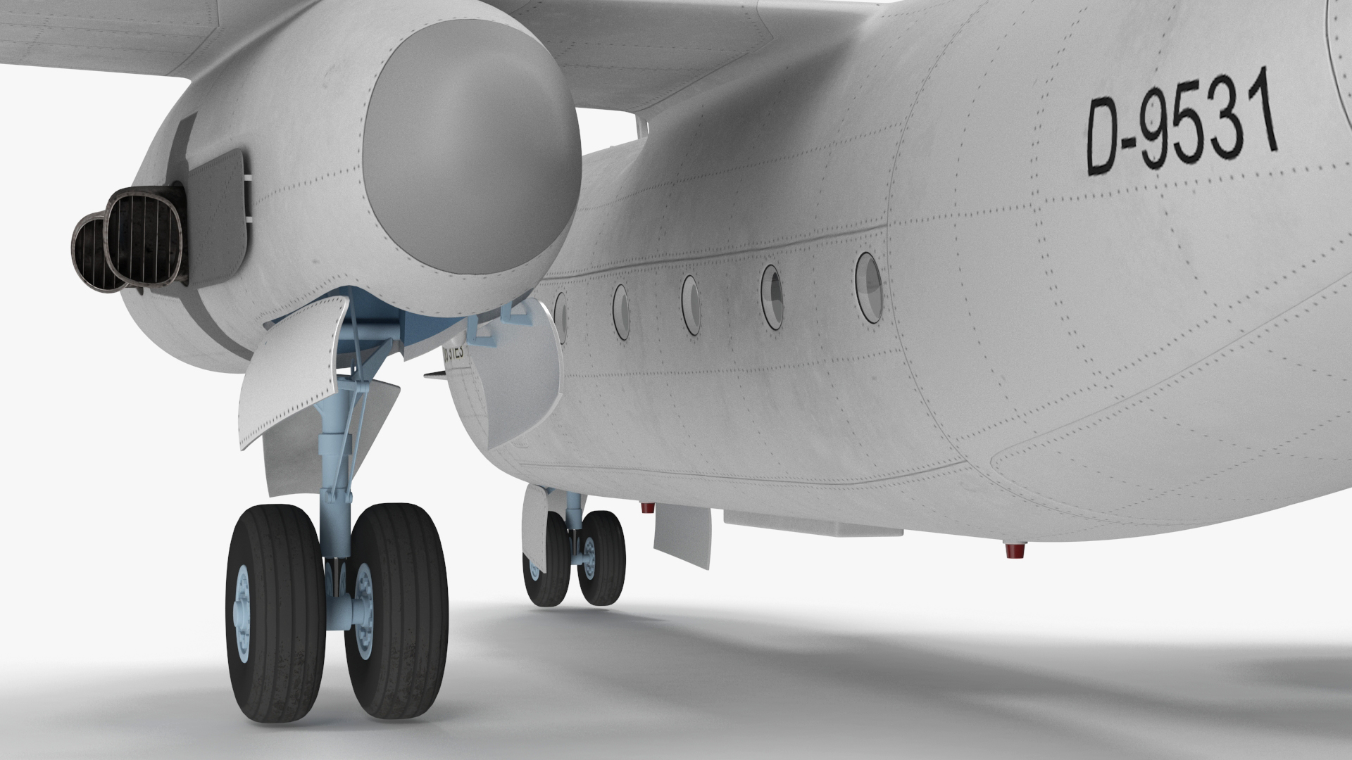 3D Hover Jet Dornier Do 31 model