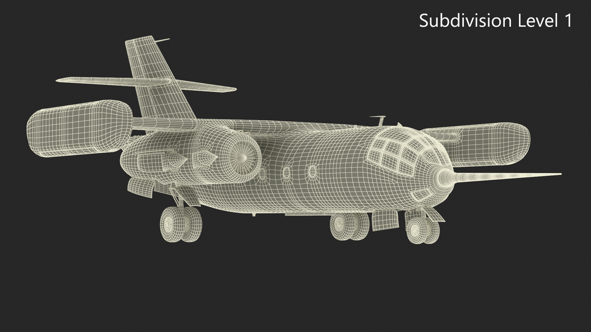 3D Hover Jet Dornier Do 31 model