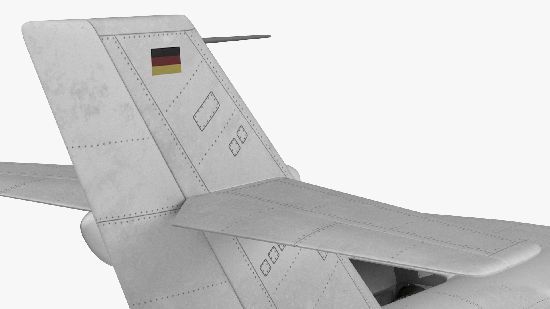 3D Hover Jet Dornier Do 31 model