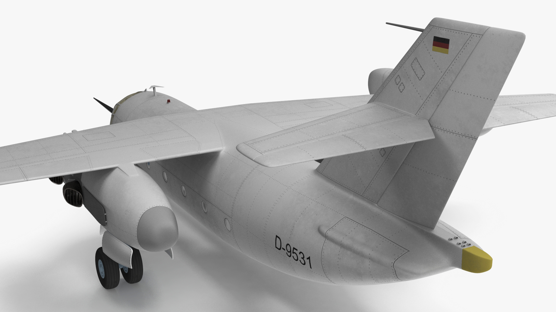 3D Hover Jet Dornier Do 31 model