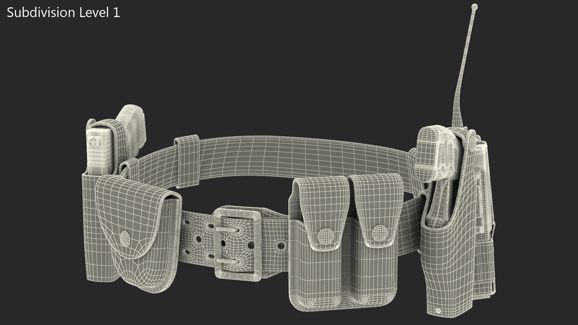 3D Police Modular Enforcement Equipment Belt