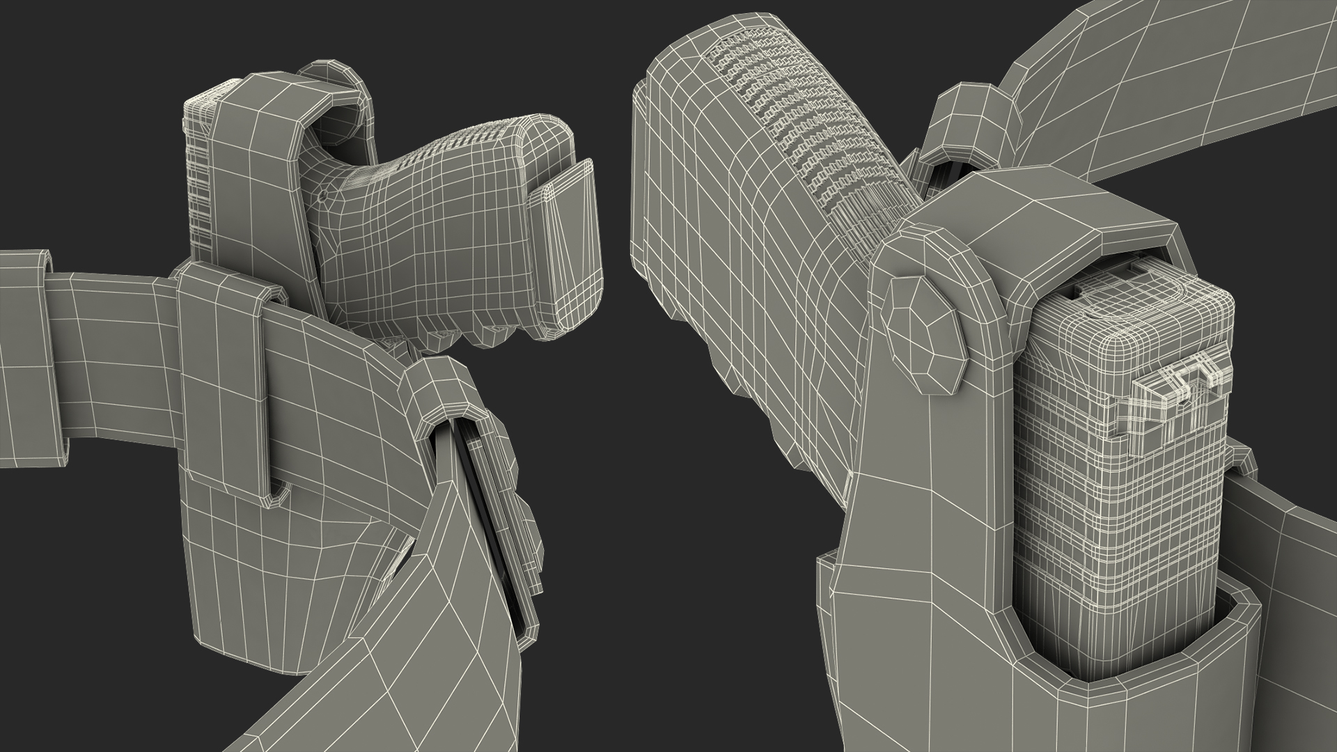 3D Police Modular Enforcement Equipment Belt