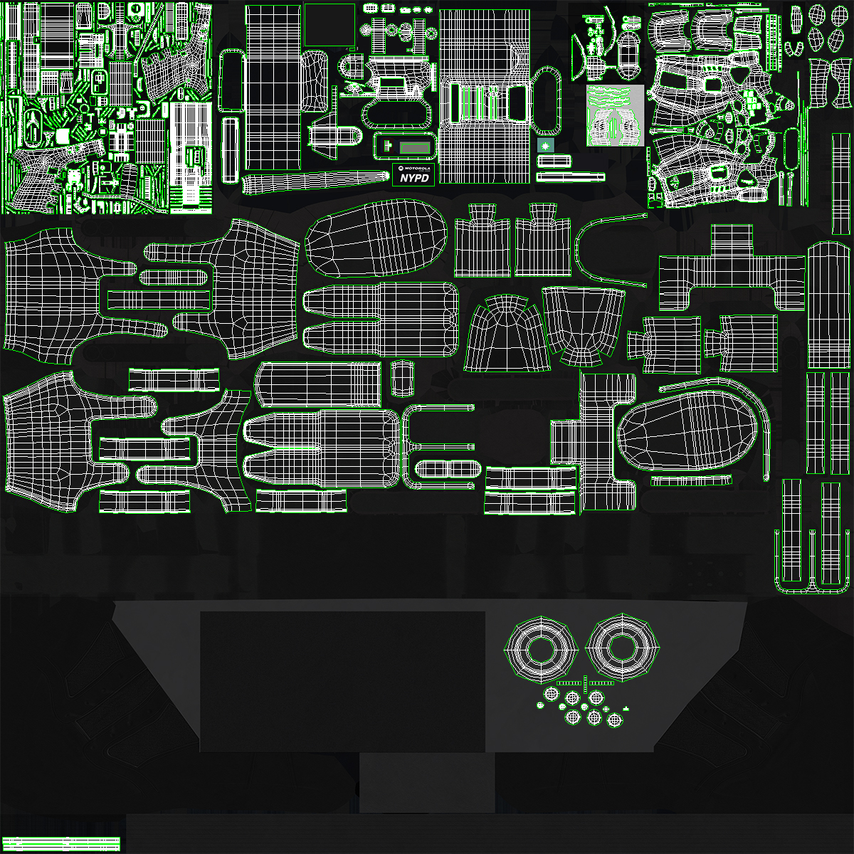 3D Police Modular Enforcement Equipment Belt