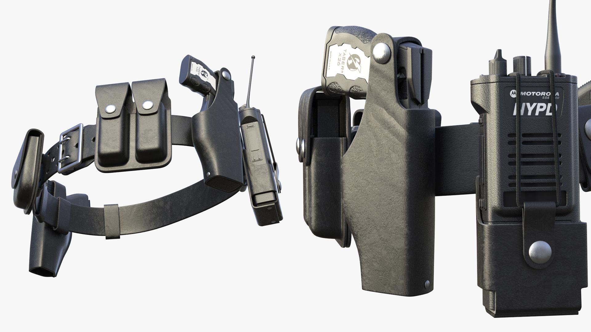 3D Police Modular Enforcement Equipment Belt