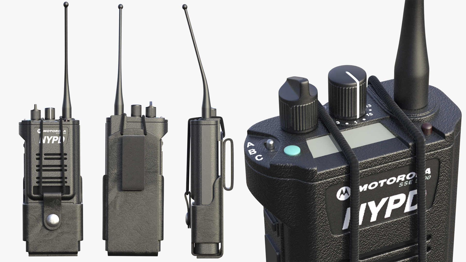 3D Police Modular Enforcement Equipment Belt